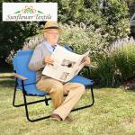 98x59cm Oxford Cloth Folding Camping Chair Double Chair Camping