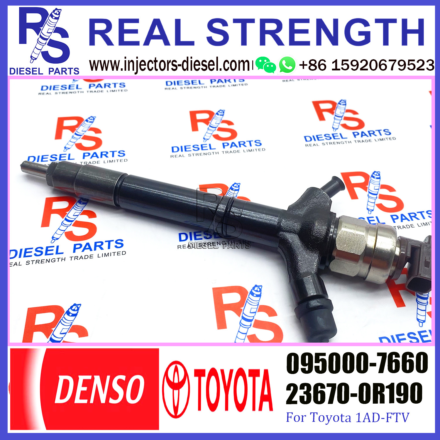 Common Rail Injector 23670-0R190 095000-7660 095000-7670 095000-6410 095000-6960 23670-0R140 23670-0R030 23670-09180