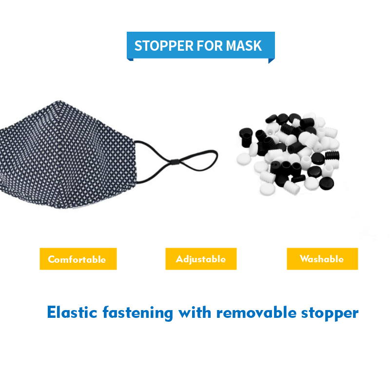 Ergonomic Mask With Stoppers