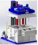 380V 950mm Industrial Vacuum Degassing Uint For Aluminium Foundry