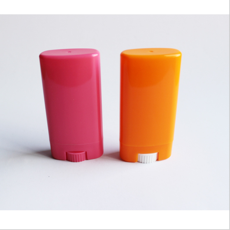 15ml 0.5oz Essential Paste Roller Plastic Bottle Oval Roll On Bottles For Perfume