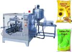 Edible Oil Premade Bag Packing Machine 10-50 Bags / min With Liquid Dosing