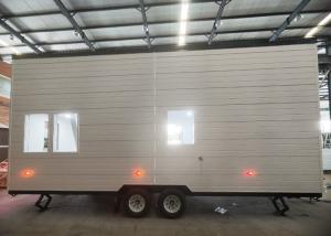 Quality Luxury Prefabricated Tiny House On Wheels With Kitchen And Bathroom 2 Bedroom Space Pod wholesale