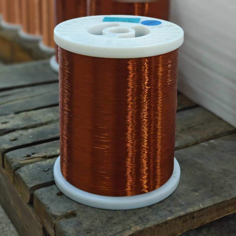 Heat Resistant Modifed Polyester Natural Color PEWF Enamelled Round Copper for Electric Appliances