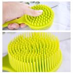OEM Logo Hygienic Exfoliate Cleaning Silicone Shower Brush
