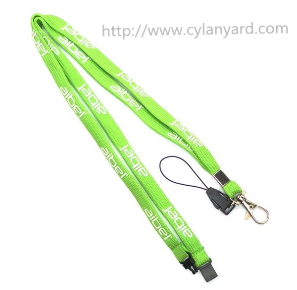 Cheap tube polyester logo lanyards