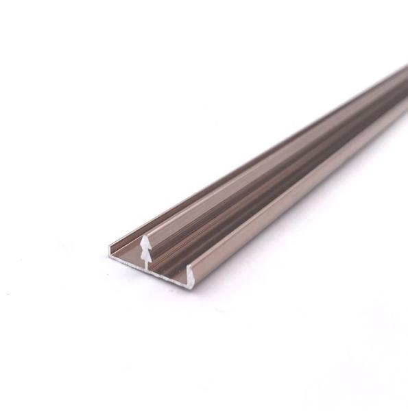 Cheap 16.3mm T Shape aluminium square edge trim Polishing Moulding Profiles for sale