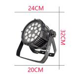 RGBW Disco LED Par Can Stage Waterproof Lights 18*10W With Long Working Time