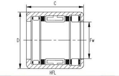HFL1226 12*18*26mm Needle Roller One Way Clutch