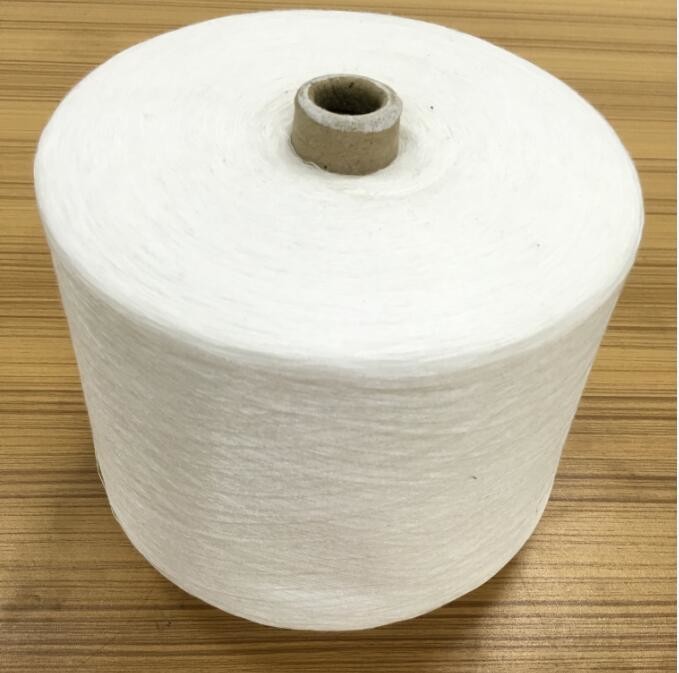 Raw White 100% Polyester Ring Spun Yarn 40/2 40/3 42/2 Polyester Yarn Manufacturers