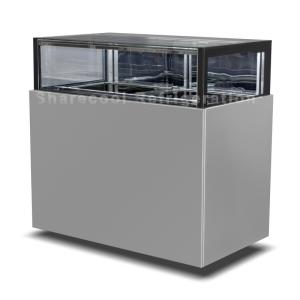 Quality 1.5m Macaron Display Fridge Two Drawers Stainless Steel Chocolate Fridge For Shop wholesale