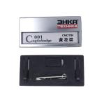 Professional Name Tag Badges , Convention Name Tags Epoxy Easy Attached Safety