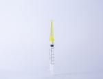 Medical Disposable 3ML Injection Plastic Syringe With Safety Needle