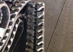 Low Elongation Rubber Crawler Tracks , Anti Slip Rubber Excavator Tracks
