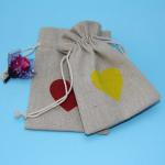 Christmas Birthday Jewellery Linen Drawstring Gift Bags