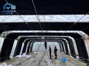 Quality Light Deprivation System Blackout Greenhouse Single Span For Herb wholesale