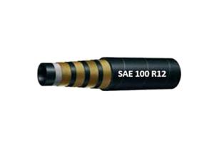 Quality Hydraulic Rubber Reinforced Water Hose Pipe SAE100 R12 AT wholesale