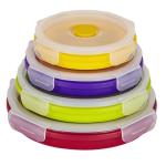 4 Size Hot Selling Wholesale Microwavable Safe Leakproof Easy Clean Silicone