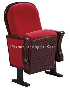 Quality PU Foam Wooden Lecture Hall Chairs Cold Rolled Steel Feet For Audience Seating wholesale