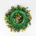 PE PP Artificial Eucalyptus Garland , Artificial Green Hanging Plants