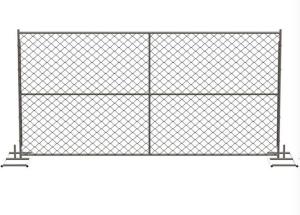 Quality 30mm X 30mm Diamond Chain Link Fencing 5ft X 8ft Temporary Metal Fence Panels wholesale