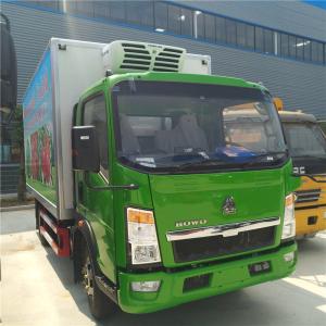 Quality Howo Light Refrigerated Cargo Truck 3 Ton Capacity 4X2 Driving Type wholesale