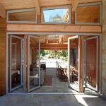 Mosquito Screen Aluminium Double Doors Customized Measurement Folding Opening