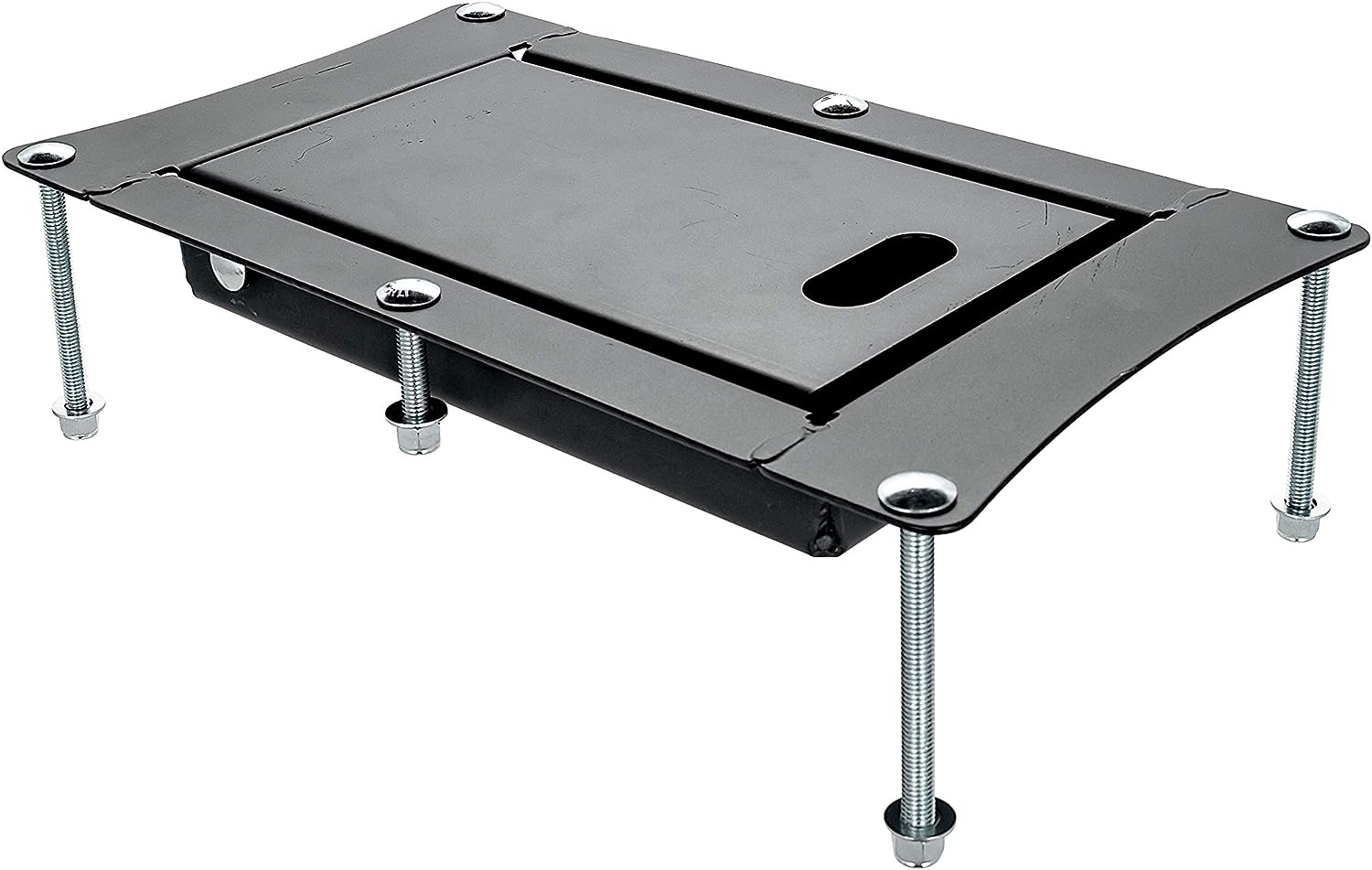 Heavy-Duty Steel Motorcycle Front Wheel Stand Wheel Cradle Holder Wheel Chock Bracket