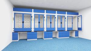 Quality OEM PP Steel Chemical Biological Lab Fume Hood Safety Universal Exhaust wholesale