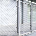 Stainless Steel Cable Mesh Safety Netting For Zoo Bridge