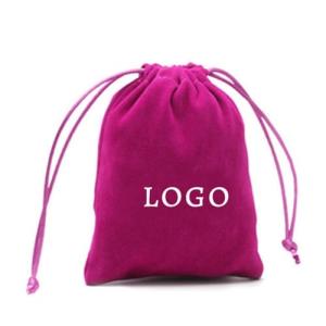 Quality Drawstring Jewelry Bags Logo Printed Dust Resistant String Locking wholesale