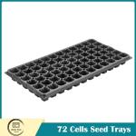 15 To 288 Cells Black Plastic Seed Trays / Plastic Plant Starter Trays