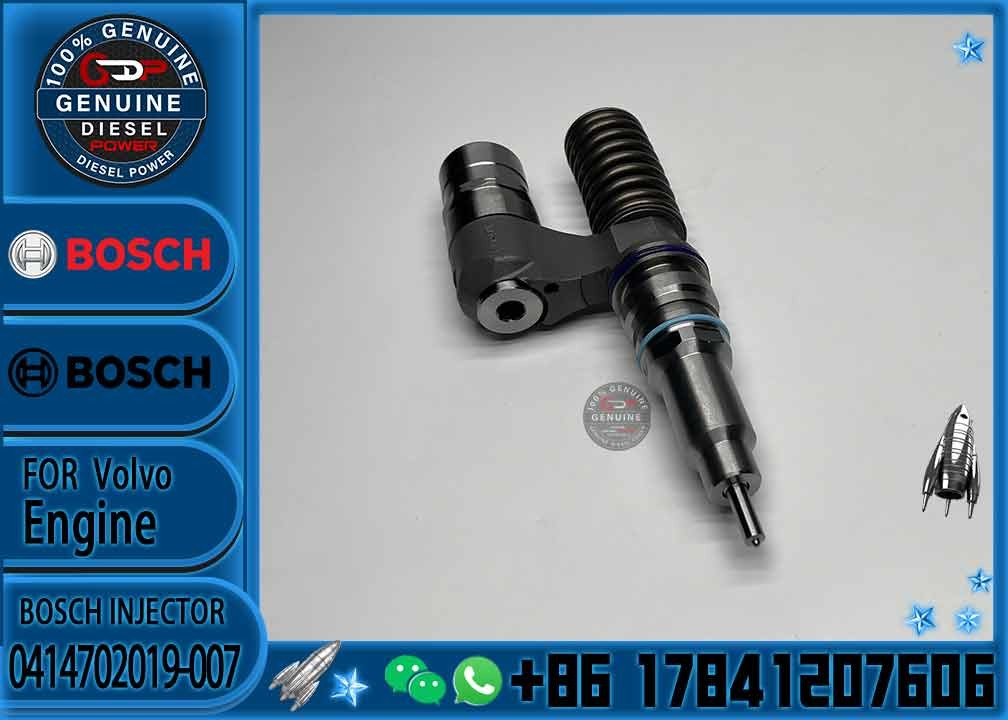 Excavator Injector 0414702019 0414702007 5237196 20440412 8113895 0986441011 0986441111 for Diesel Engine Parts Nozzle A