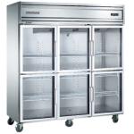 1350L Upright Refrigerator Freezer Ultra Large Capacity Commercial Glass Door