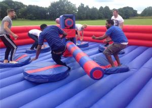 Quality Commercial Inflatable Wipeout Course Fun Diameter 8m 0.55mm PVC Tarpaulin wholesale