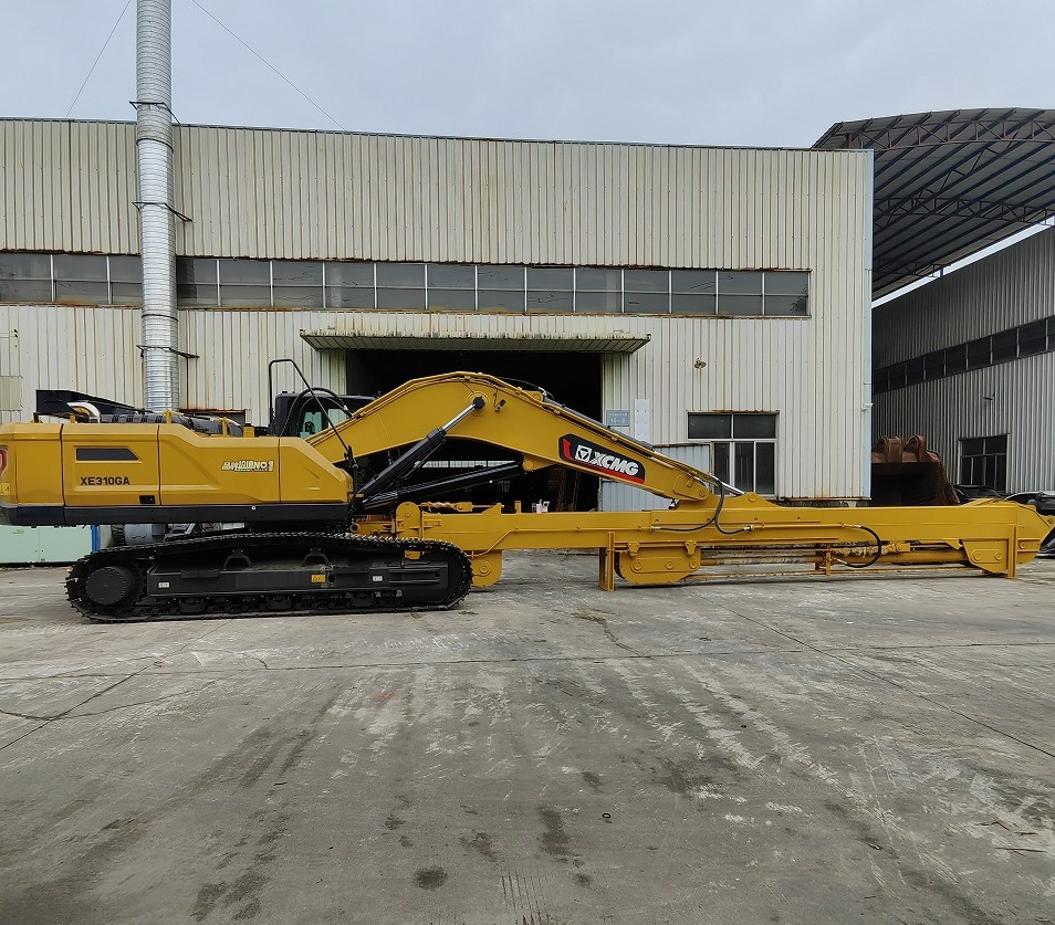 Telescopic Excavator with Clamshell Bucket Telescopic Boom for cat hitachi komatsu