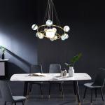 LED glass globe pendant light Wandering Earth planet chandelier(WH-MI-238)