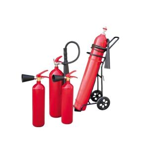 Quality Co2 10kg Red Cylinder Extinguisher Fighting Fire Wheeled EN3 Certificate wholesale