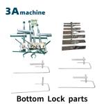 SHH800AG-2 automatic bottom lock lunch box making machine for case packaging