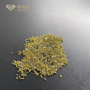 Quality 4.0mm Yellow Synthetic Monocrystalline Diamonds wholesale