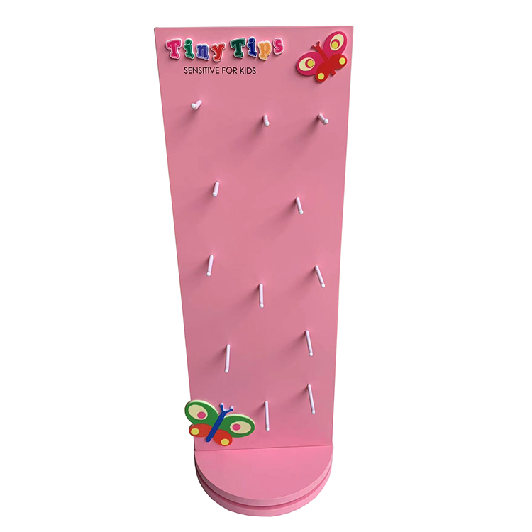 Free Standing Wooden Display Stand Spinning Display Stand Tiny Tips Sensitive For Kids