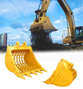 Quality 5 Tonne Mini Excavator Skeleton Bucket Sieve Bucket Excavator For Sorting Debris wholesale