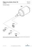 Steel Aventics Pneumatic Piston Rod Cylinder Series 102 Double Acting Single