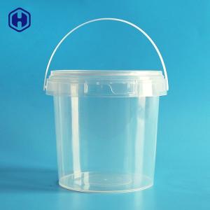Quality Custom Labels Plastic Round Food Containers Anti Fake Fully Recyclable wholesale