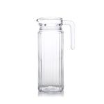 Wholesale Water Drinking Bottle Glass Transparent Water Jug Pitcher