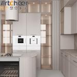 Vintage Modular Kitchen Cabinets With Solid Wood Material And Complete Set By