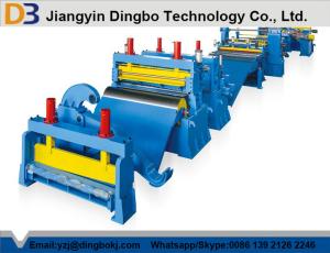 Quality Capacity 100KW Semiautomatic Steel Slitting Line Machine with Hydraulic Tension Station wholesale