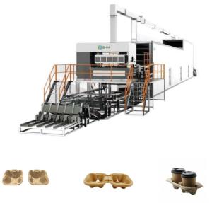 Quality Automatic Paper Coffee Cup Tray Machine Customized With Dryer wholesale