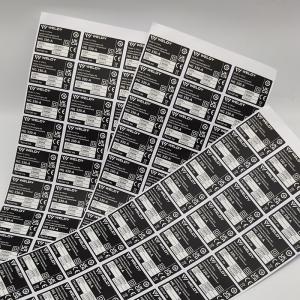 Quality BOPP Paper Packaging Label Stickers Waterproof Varnishing Industrial Adhesive Labels wholesale