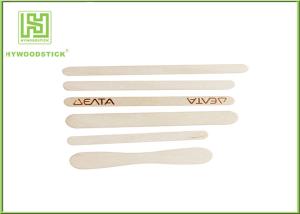 Quality Flat Edge Natural Wood Sticks 100% Birchwood Sticks For Ice Cream wholesale